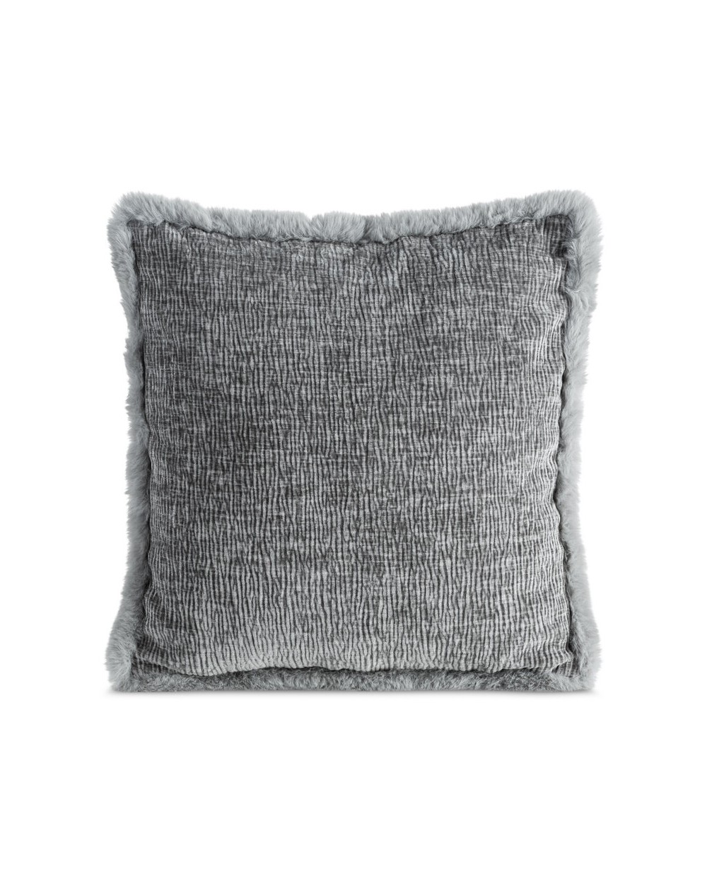 Poszewka szenil 45x45 Blanca stalowa Eurofirany