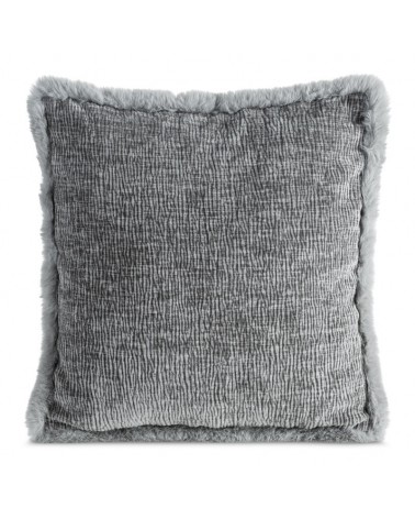 Poszewka szenil 45x45 Blanca stalowa Eurofirany