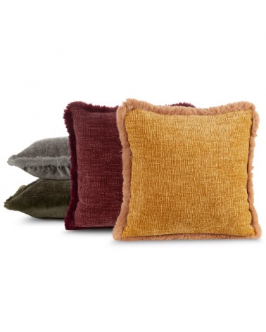 Poszewka szenil 45x45 Blanca stalowa Eurofirany