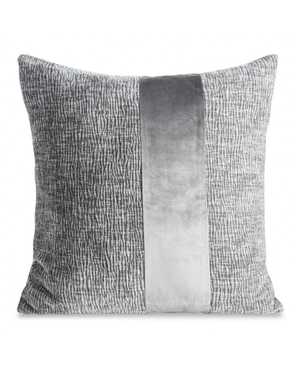 Poszewka szenil 45x45 Carla stalowa Eurofirany