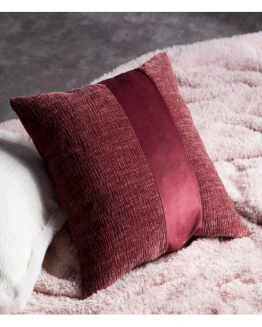 Poszewka szenil 45x45 Carla stalowa Eurofirany