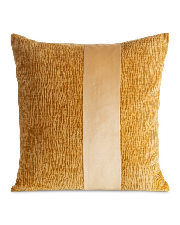 Poszewka szenil 45x45 Carla miodowa Eurofirany