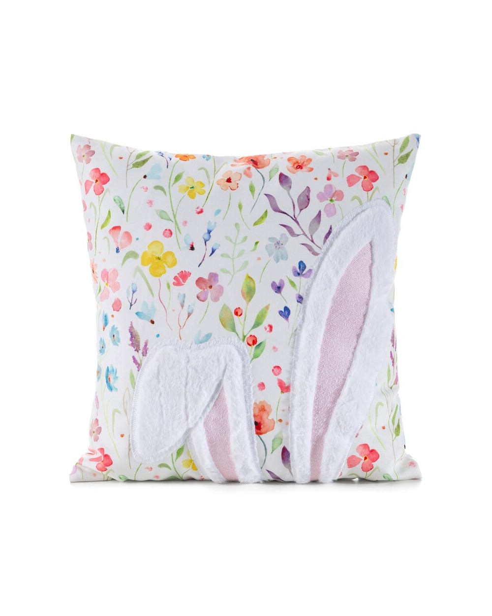 Poszewka wielkanocna 45x45 Wiosna 2 biała/pudrowa Eurofirany