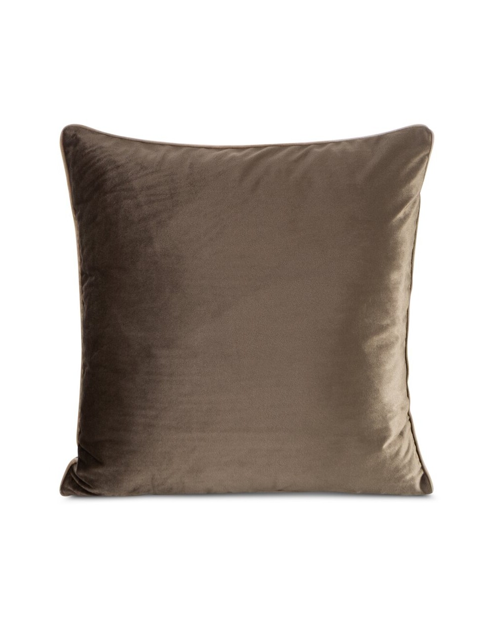 Poszewka velvet 45x45 Gaja 2 ciemnobrązowa Eurofirany