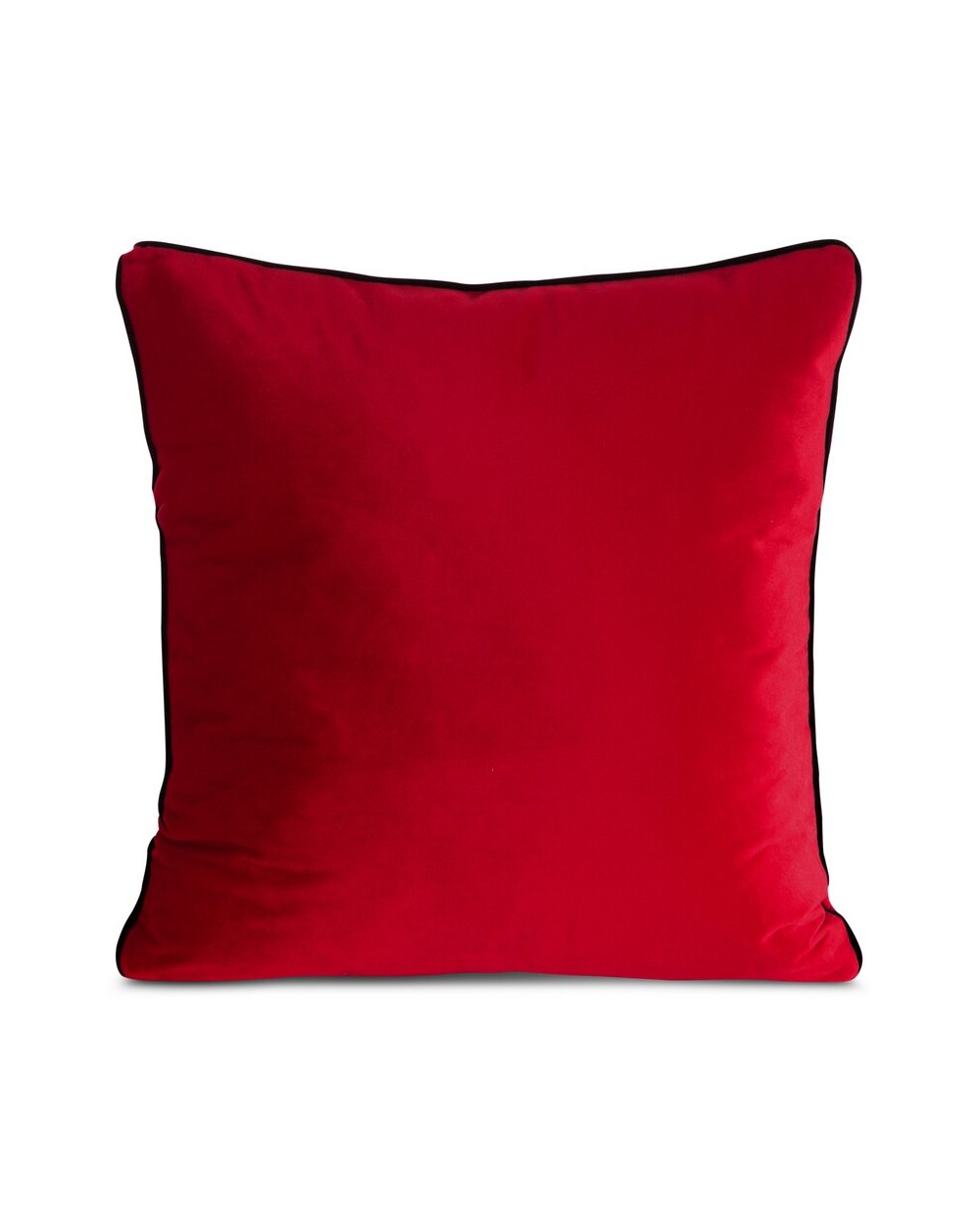 Poszewka velvet 60x60 Gaja 2 czerwona Eurofirany