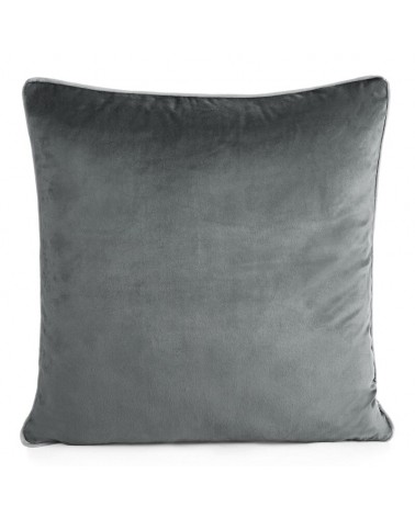 Poszewka velvet 60x60 Gaja 2 grafitowa Eurofirany