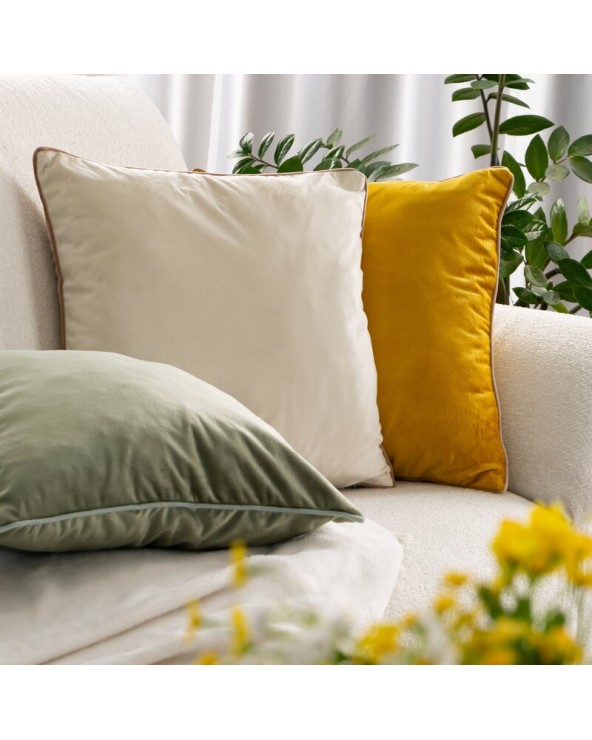 Poszewka velvet 60x60 Gaja 2 morska Eurofirany