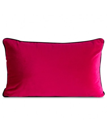 Poduszka dekoracyjna velvet 30x50 Gaja 3 amarantowa Eurofirany