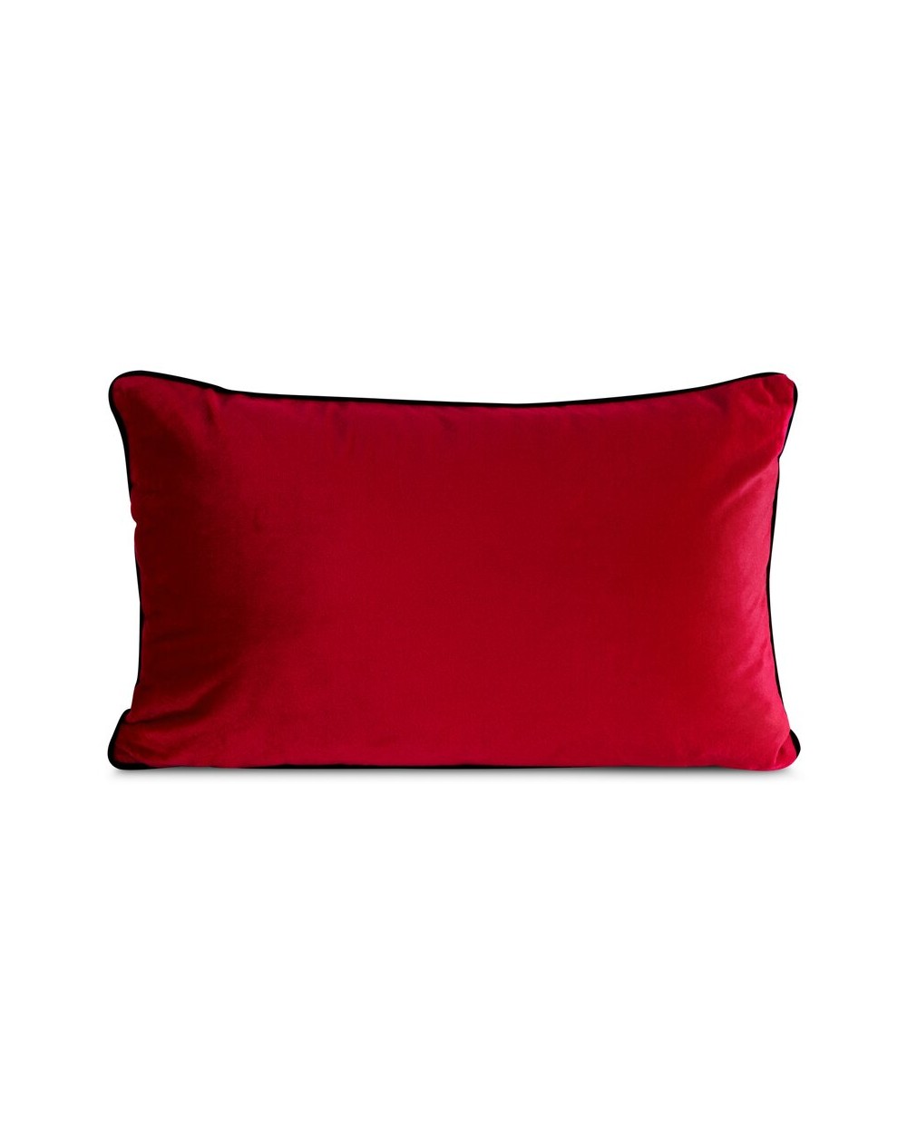 Poduszka dekoracyjna velvet 30x50 Gaja 3 czerwona Eurofirany