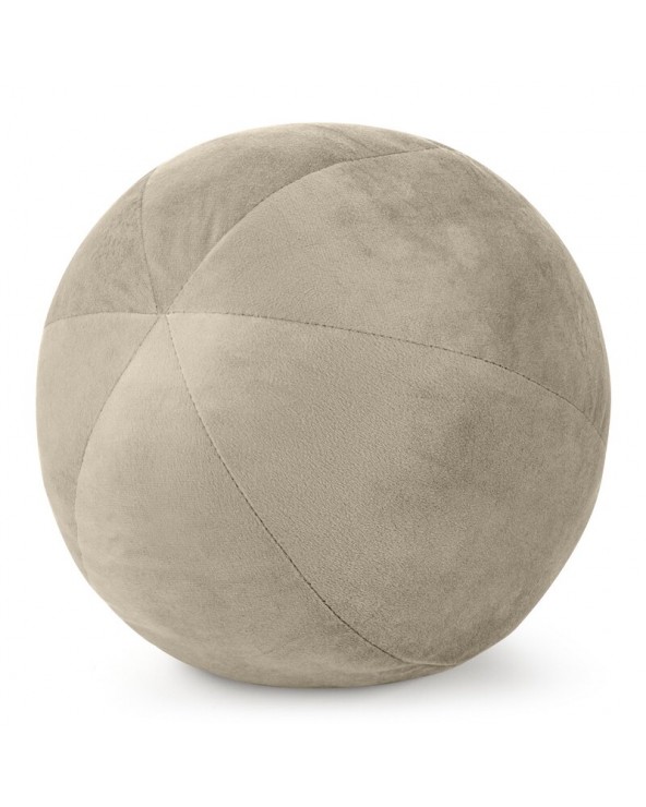 Poduszka velvet kula 24cm Gaja 4 beżowa Eurofirany