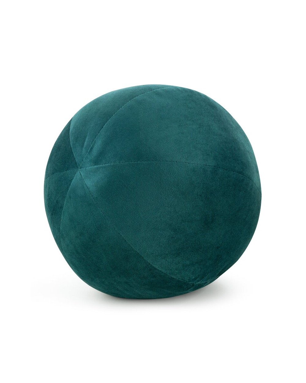 Poduszka velvet kula 24cm Gaja 4 ciemnoturkusowa Eurofirany