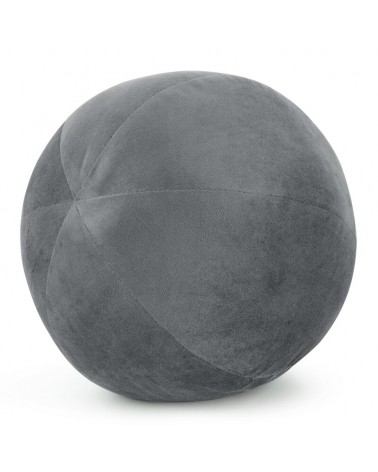 Poduszka velvet kula 24cm Gaja 4 grafitowa Eurofirany