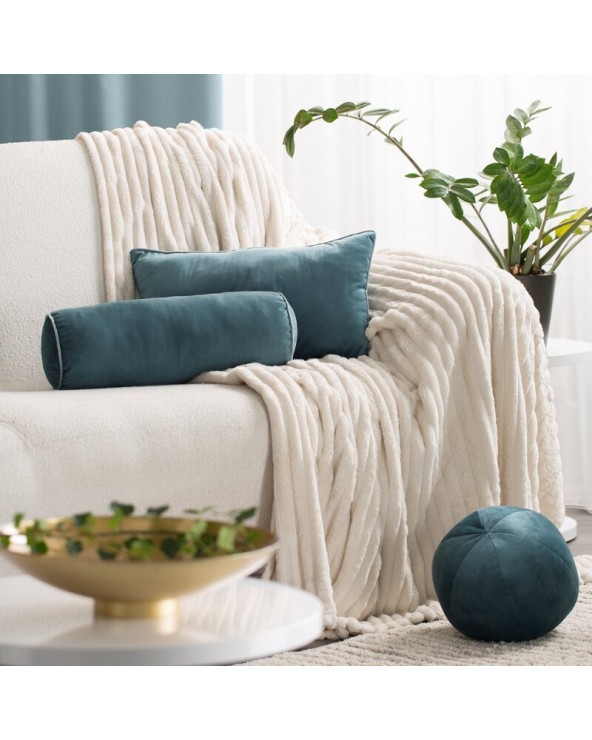 Poduszka velvet kula 24cm Gaja 4 oliwkowa Eurofirany