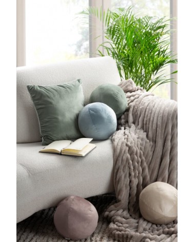 Poduszka velvet kula 24cm Gaja 4 stalowa Eurofirany