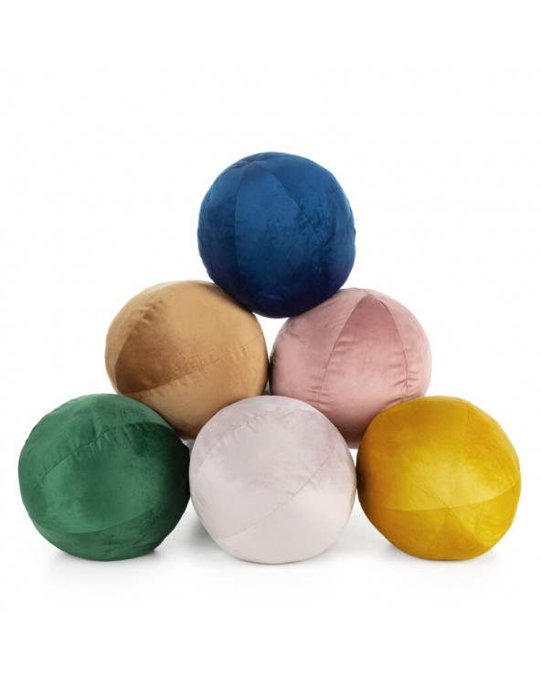 Poduszka velvet kula 24cm Gaja 4 szałwiowa Eurofirany