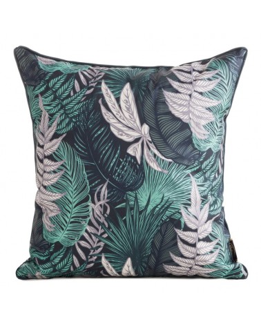 Poszewka ogrodowa 45x45 Garden 12A granatowa/turkusowa Eurofirany