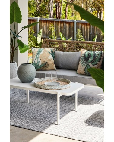 Poszewka ogrodowa 45x45 Garden 14A miętowa/beżowa Eurofirany