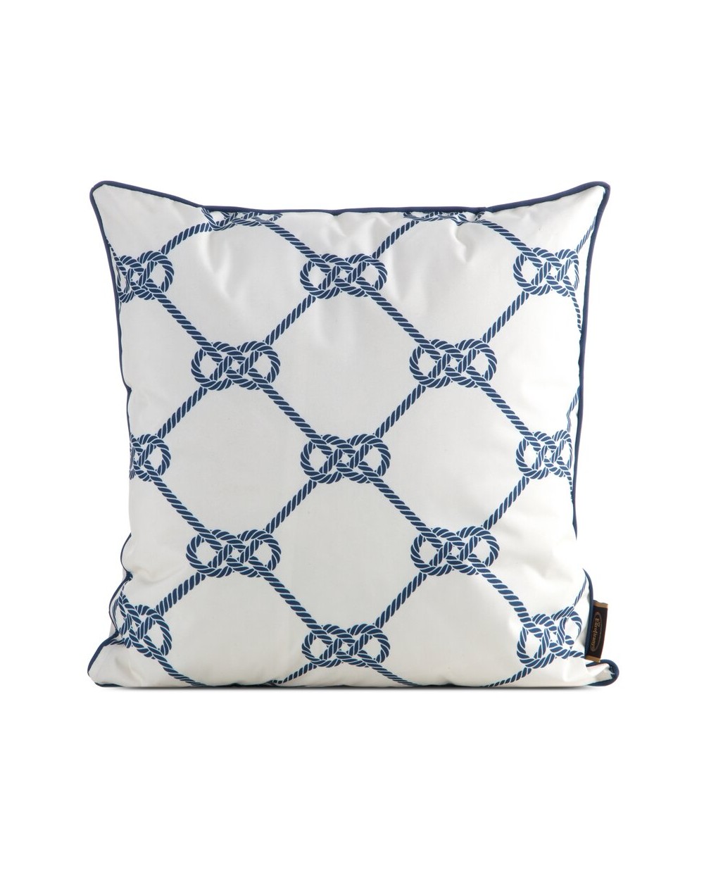 Poszewka ogrodowa 45x45 Garden 17A biała/granatowa Eurofirany