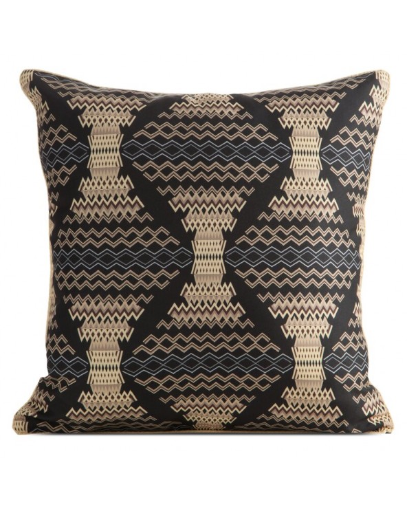 Poszewka ogrodowa 45x45 Garden 18A czarna/beżowa Eurofirany