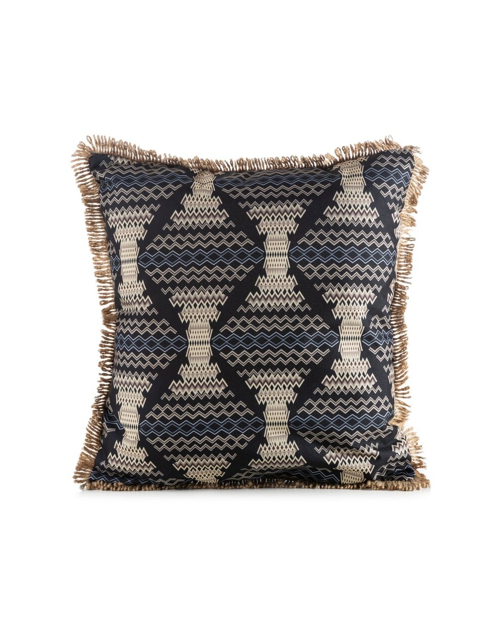 Poszewka ogrodowa 45x45 Garden 18C czarna/beżowa Eurofirany