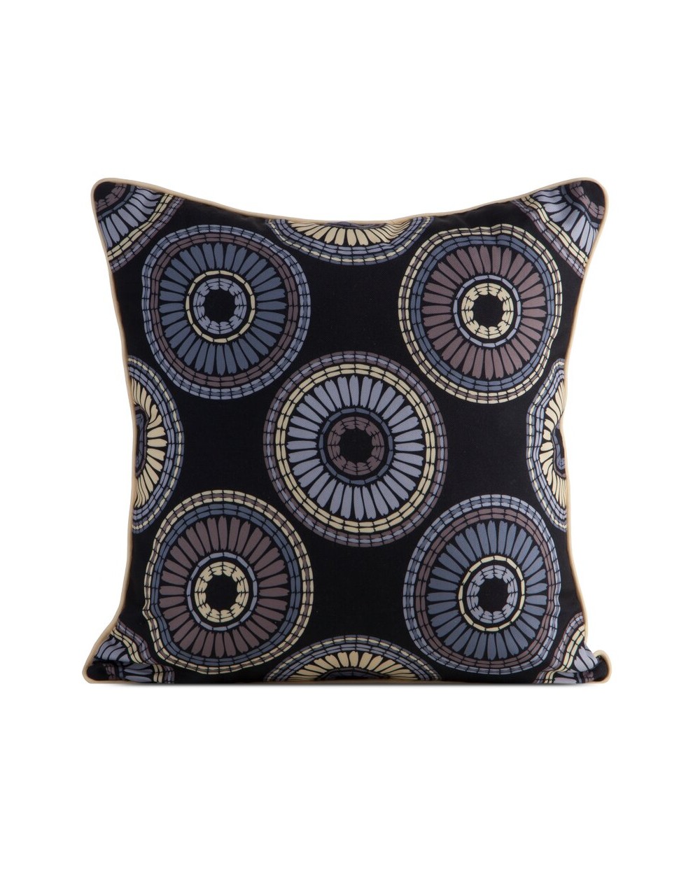 Poszewka ogrodowa 45x45 Garden 19A czarna/beżowa Eurofirany