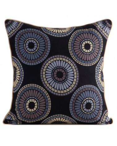 Poszewka ogrodowa 45x45 Garden 19A czarna/beżowa Eurofirany