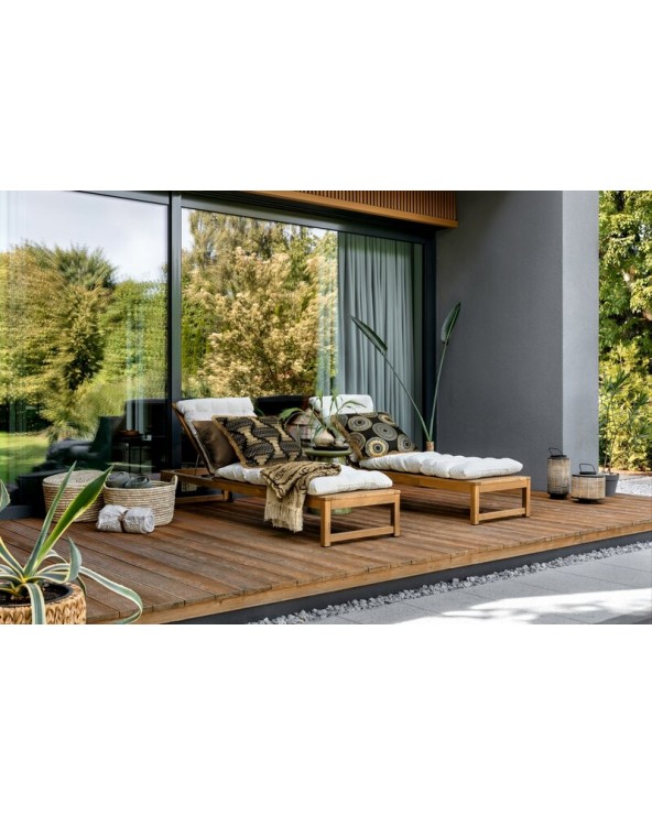 Poszewka ogrodowa 45x45 Garden 19A czarna/beżowa Eurofirany