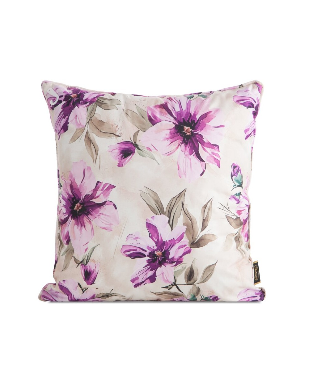 Poszewka ogrodowa 45x45 Garden 29A kremowa/różowa Eurofirany