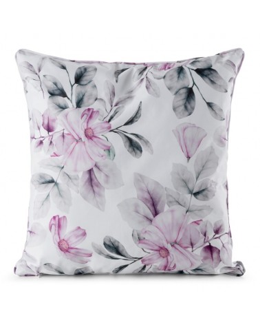 Poszewka ogrodowa 45x45 Garden 30A biała/różowa Eurofirany