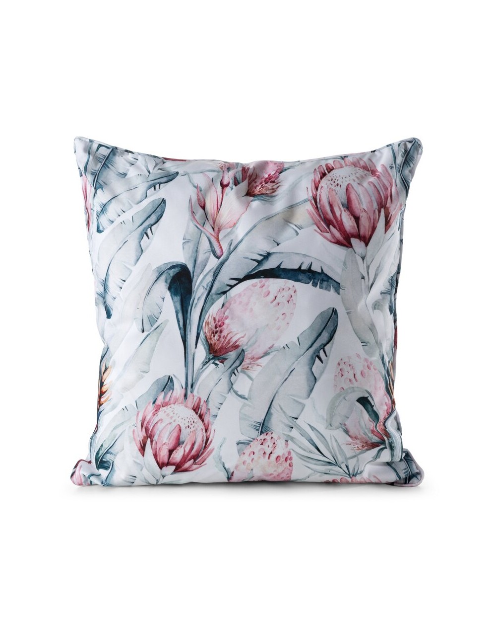 Poszewka ogrodowa 45x45 Garden 32A biała/niebieska Eurofirany