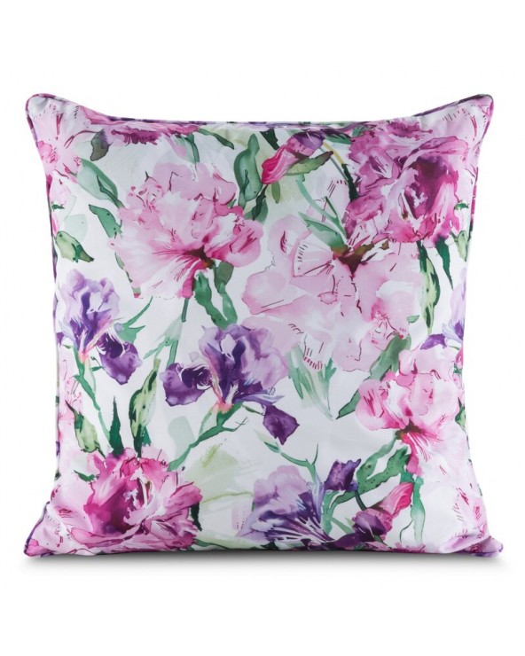 Poszewka ogrodowa 45x45 Garden 34A różowa/fioletowa Eurofirany