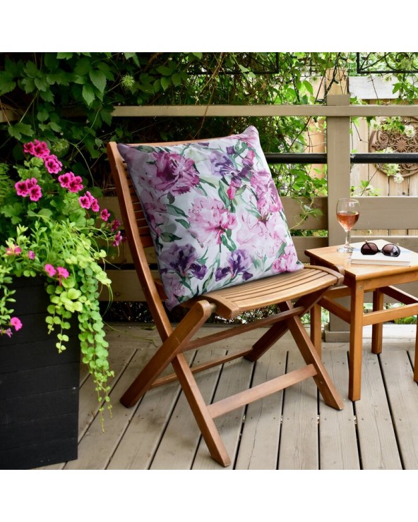 Poszewka ogrodowa 45x45 Garden 34A różowa/fioletowa Eurofirany