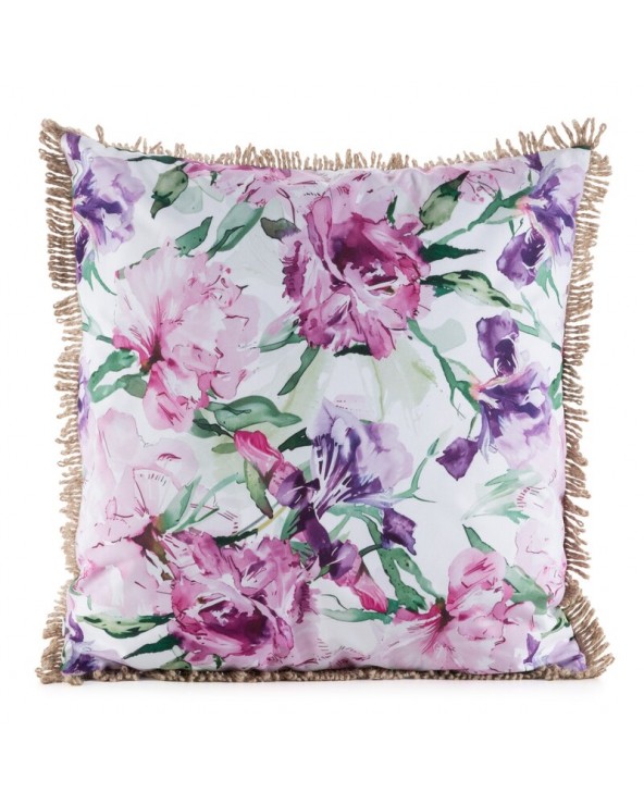 Poszewka ogrodowa 45x45 Garden 34B różowa/fioletowa Eurofirany