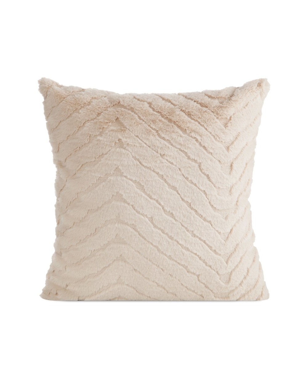 Poszewka futrzana 45x45 Kate beżowa Eurofirany