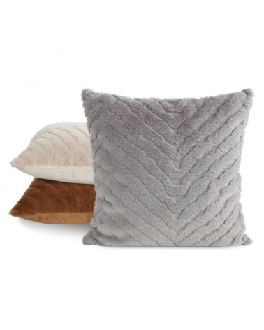 Poszewka futrzana 45x45 Kate oliwkowa Eurofirany