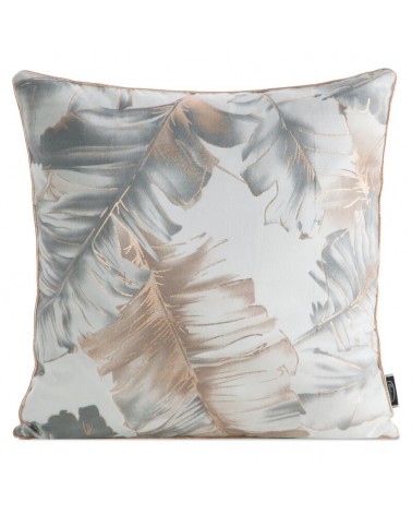 Poszewka velvet 45x45 Layla 2 srebrna/szara Eurofirany