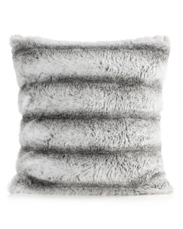 Poszewka futrzana 45x45 Lucy stalowa Eurofirany