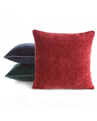 Poszewka szenil 45x45 Mary czerwona Eurofirany