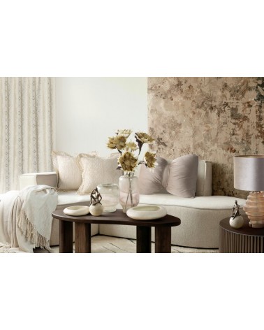 Poszewka ażurowa koronka 40x40 Megan biała Eurofirany