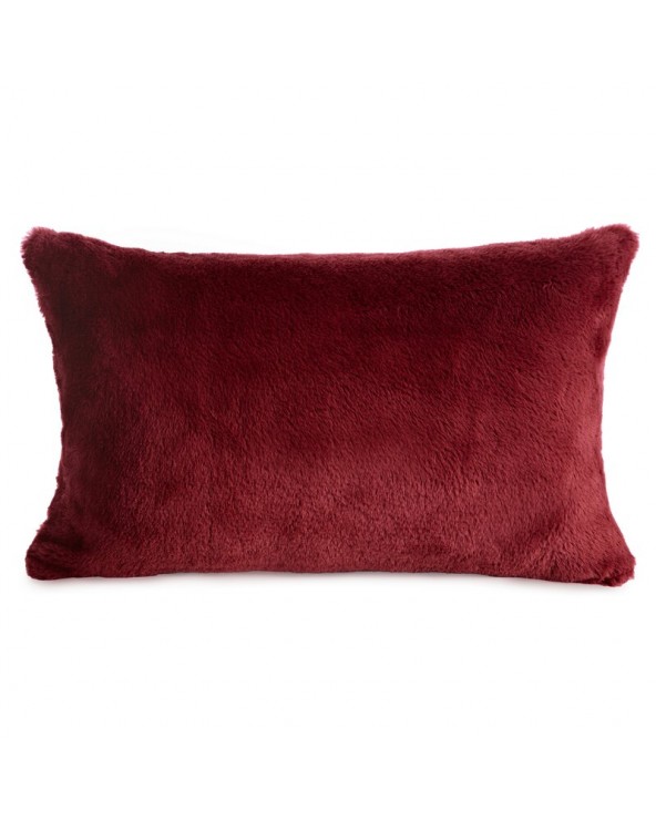 Poszewka futrzana 30x50 Nina bordowa Eurofirany