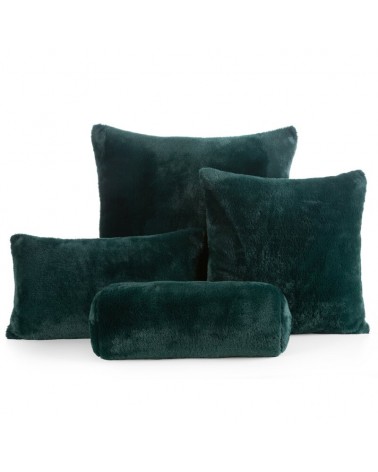 Poszewka futrzana 60x60 Nina ciemnozielona Eurofirany