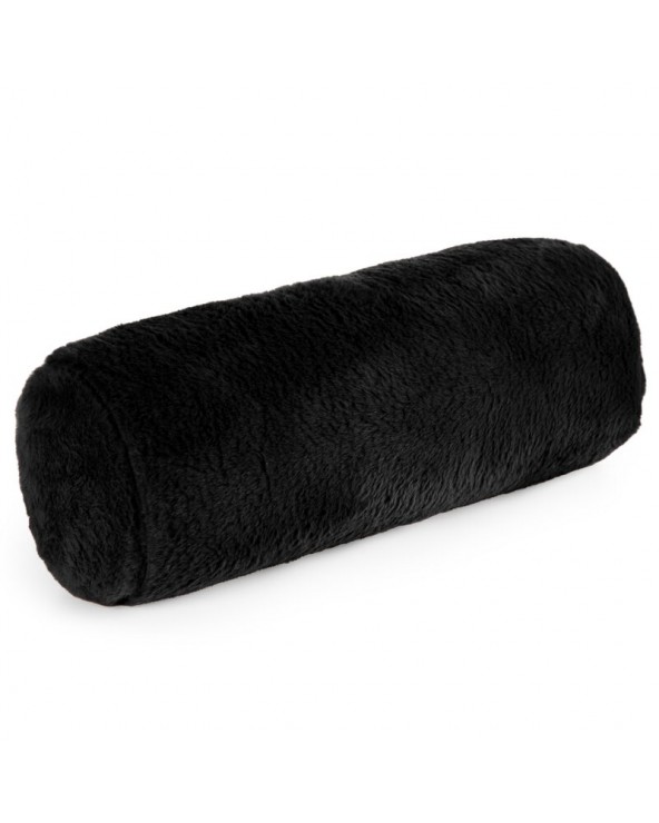 Wałek dekoracyjny futrzany 45x15 Nina czarny Eurofirany