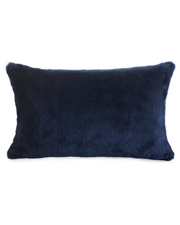 Poszewka futrzana 30x50 Nina granatowa Eurofirany