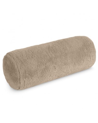 Wałek dekoracyjny futrzany 45x15 Nina jasnobeżowy Eurofirany