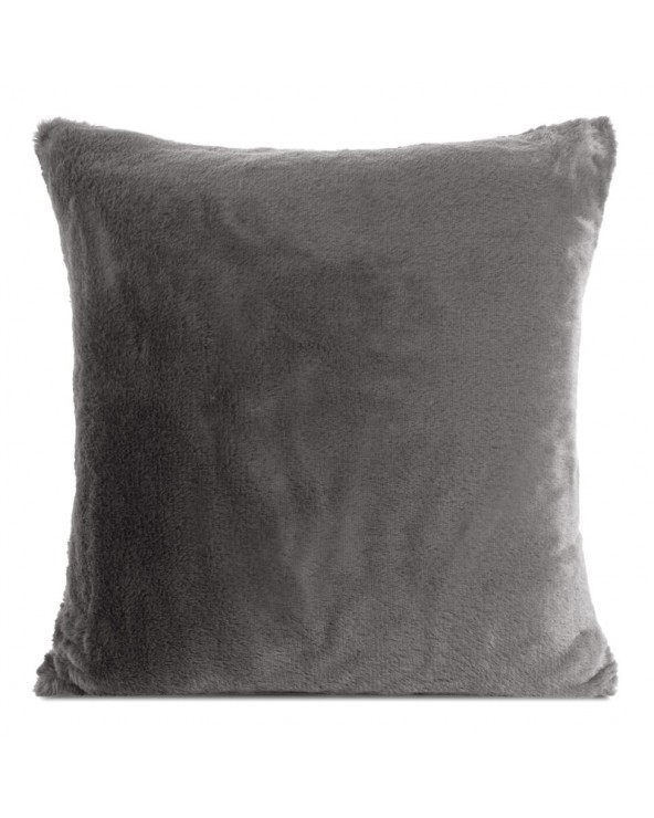 Poszewka futrzana 45x45 Nina stalowa Eurofirany