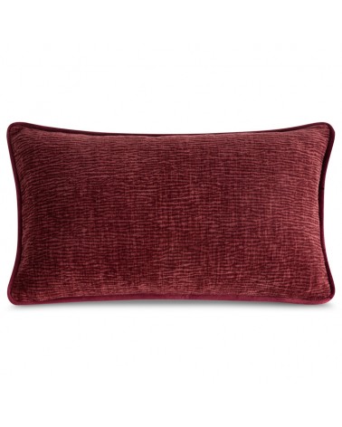 Poszewka szenil 30x50 Rosi bordowa Eurofirany