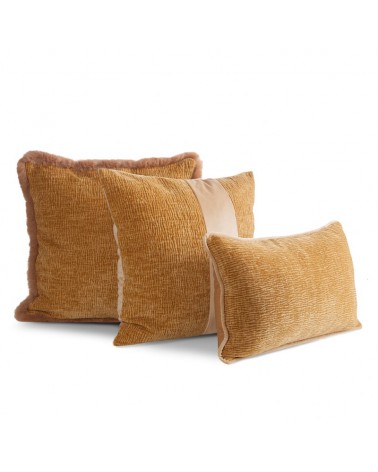 Poszewka szenil 30x50 Rosi bordowa Eurofirany