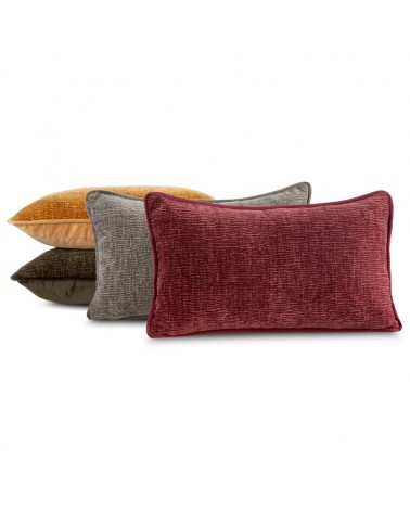 Poszewka szenil 30x50 Rosi bordowa Eurofirany