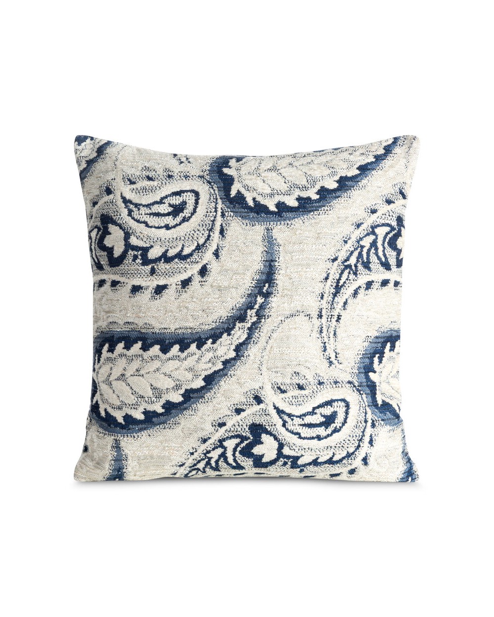 Poszewka haftowana 43x43 Sabrina kremowa/granatowa Eurofirany