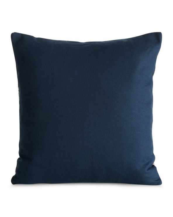 Poszewka haftowana 43x43 Sabrina kremowa/granatowa Eurofirany